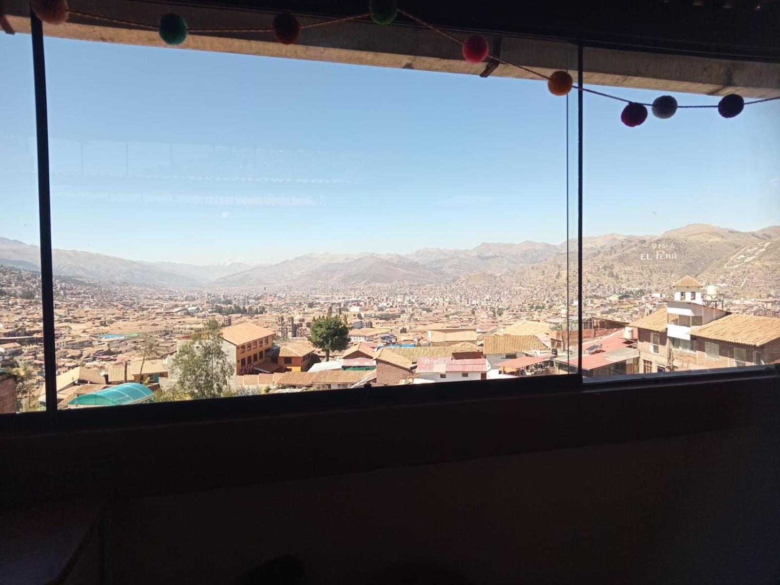Hostal Con Vista A La Ciudad Santa Ana Куско Экстерьер фото
