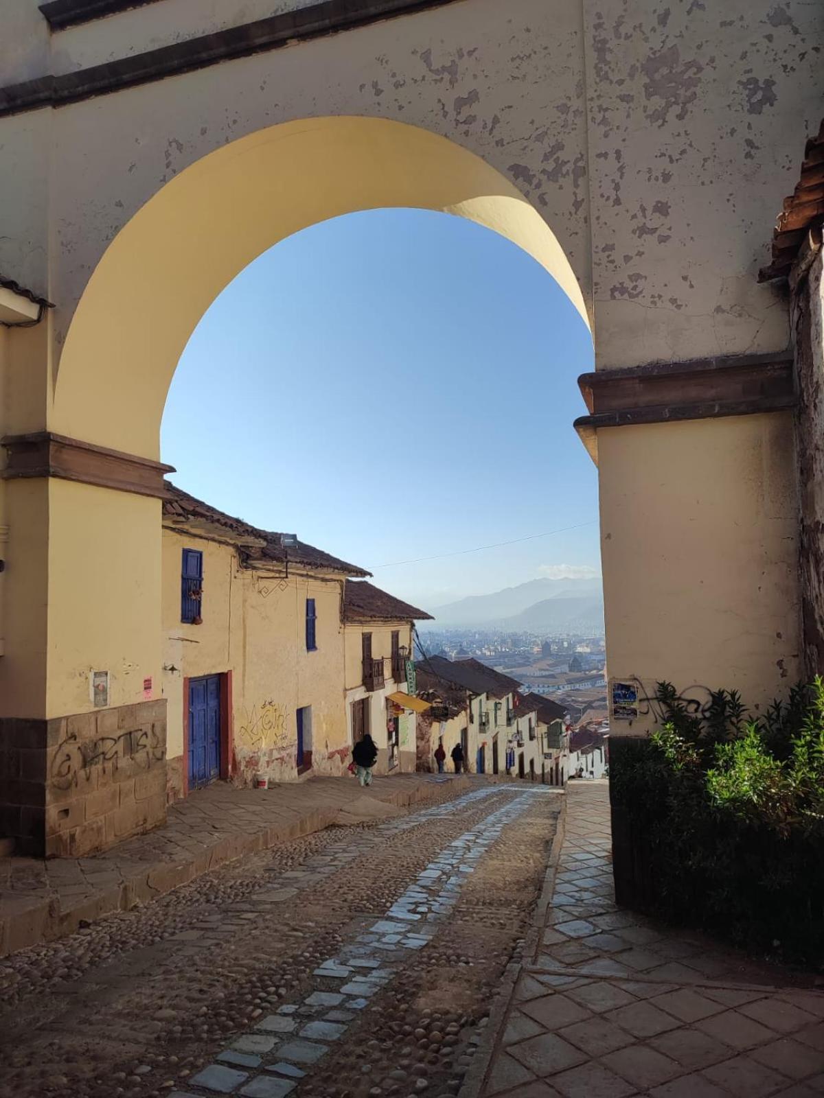 Hostal Con Vista A La Ciudad Santa Ana Куско Экстерьер фото