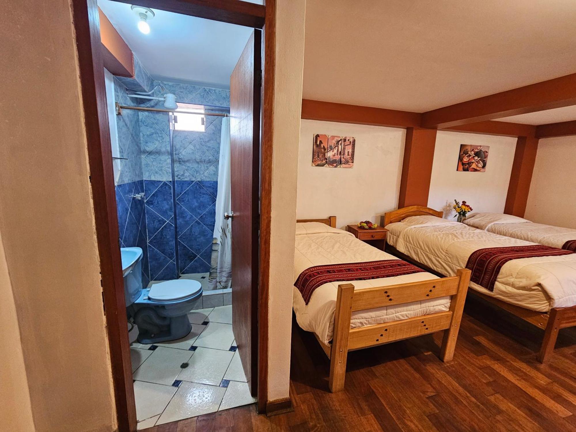 Hostal Con Vista A La Ciudad Santa Ana Куско Экстерьер фото