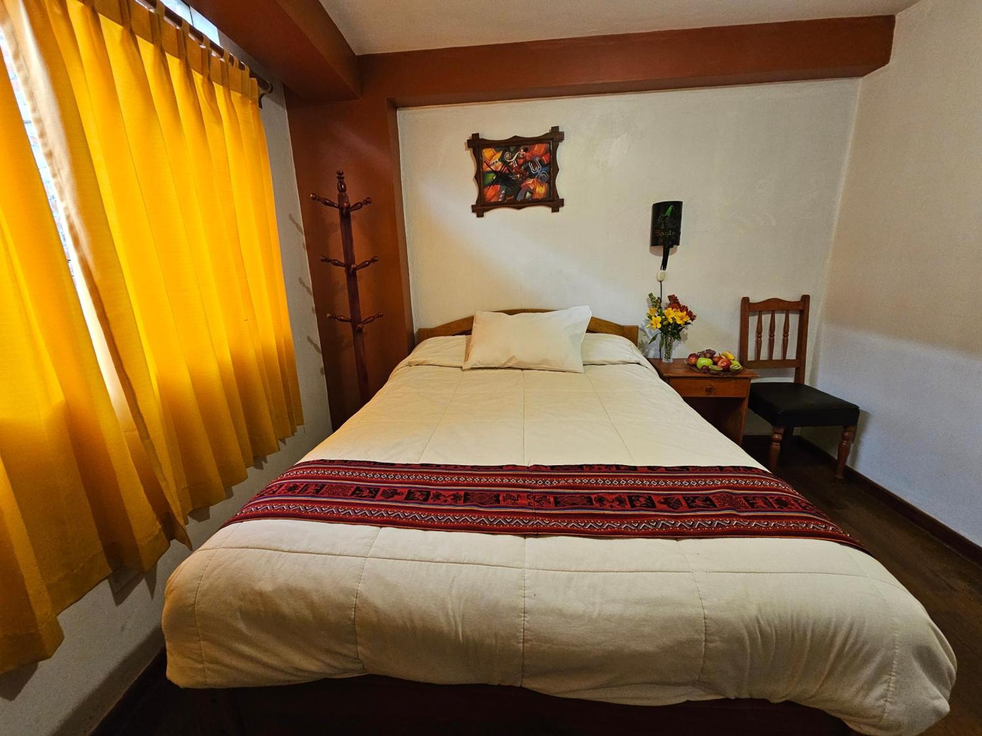 Hostal Con Vista A La Ciudad Santa Ana Куско Экстерьер фото