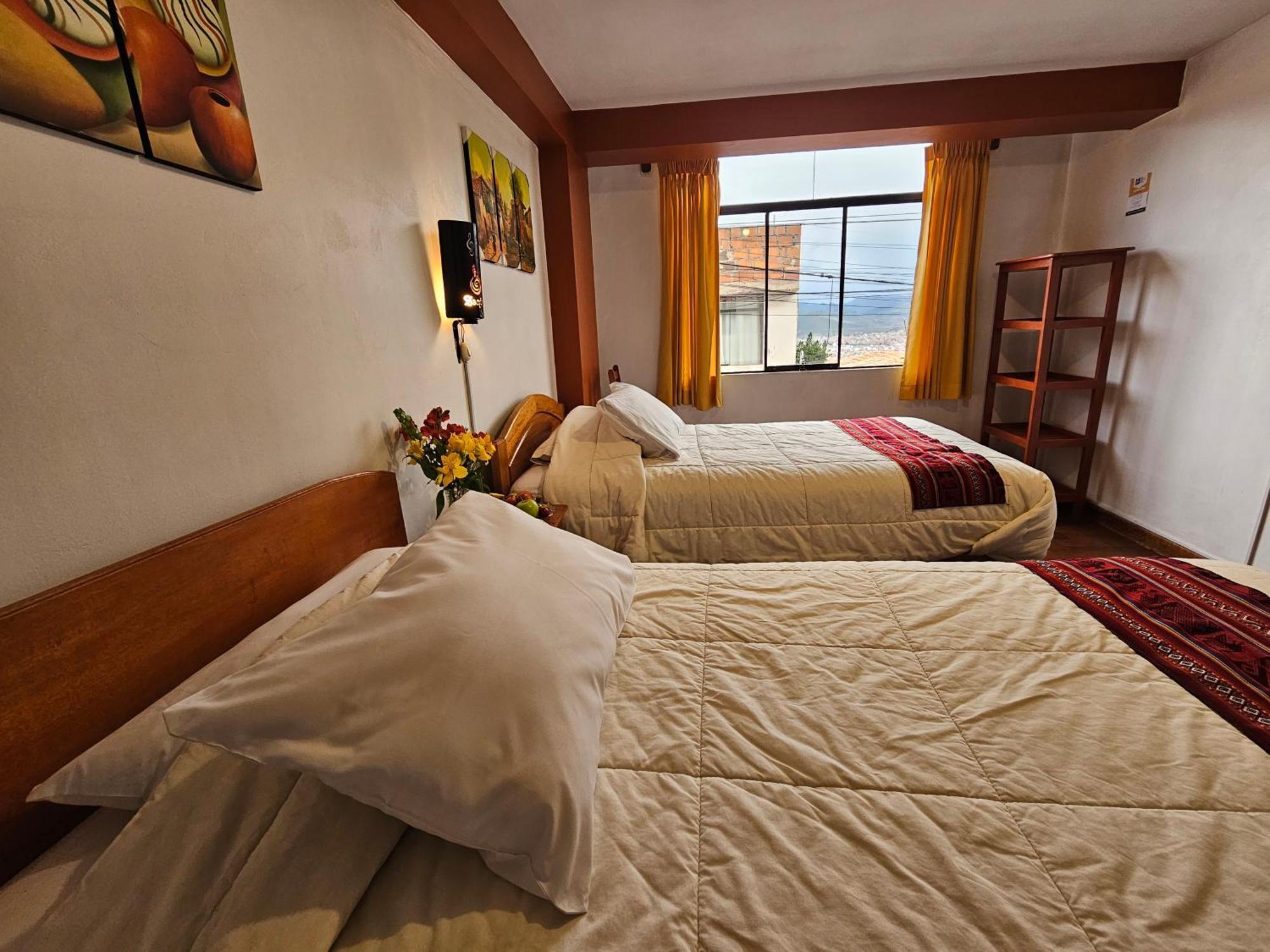 Hostal Con Vista A La Ciudad Santa Ana Куско Экстерьер фото