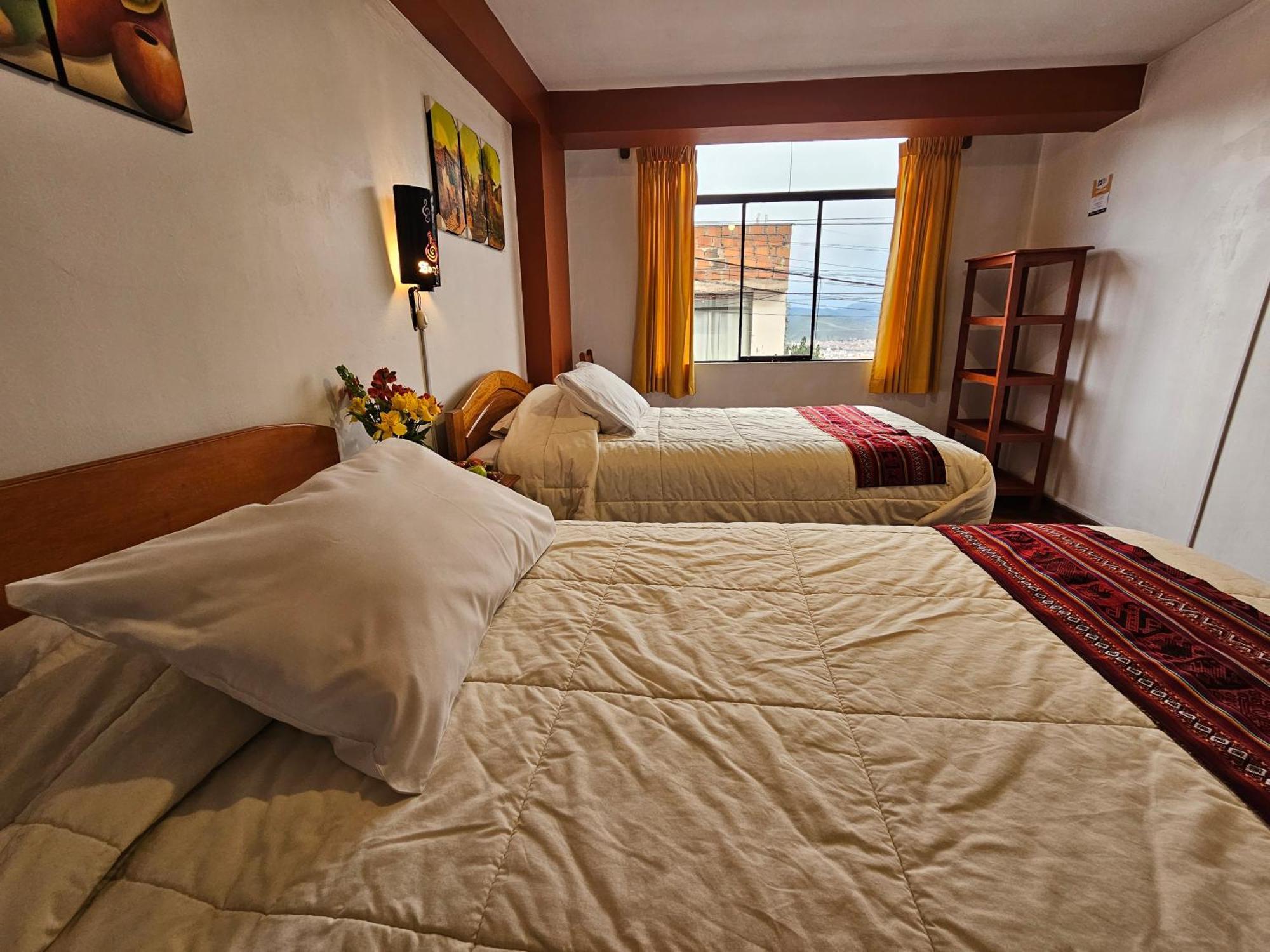 Hostal Con Vista A La Ciudad Santa Ana Куско Экстерьер фото