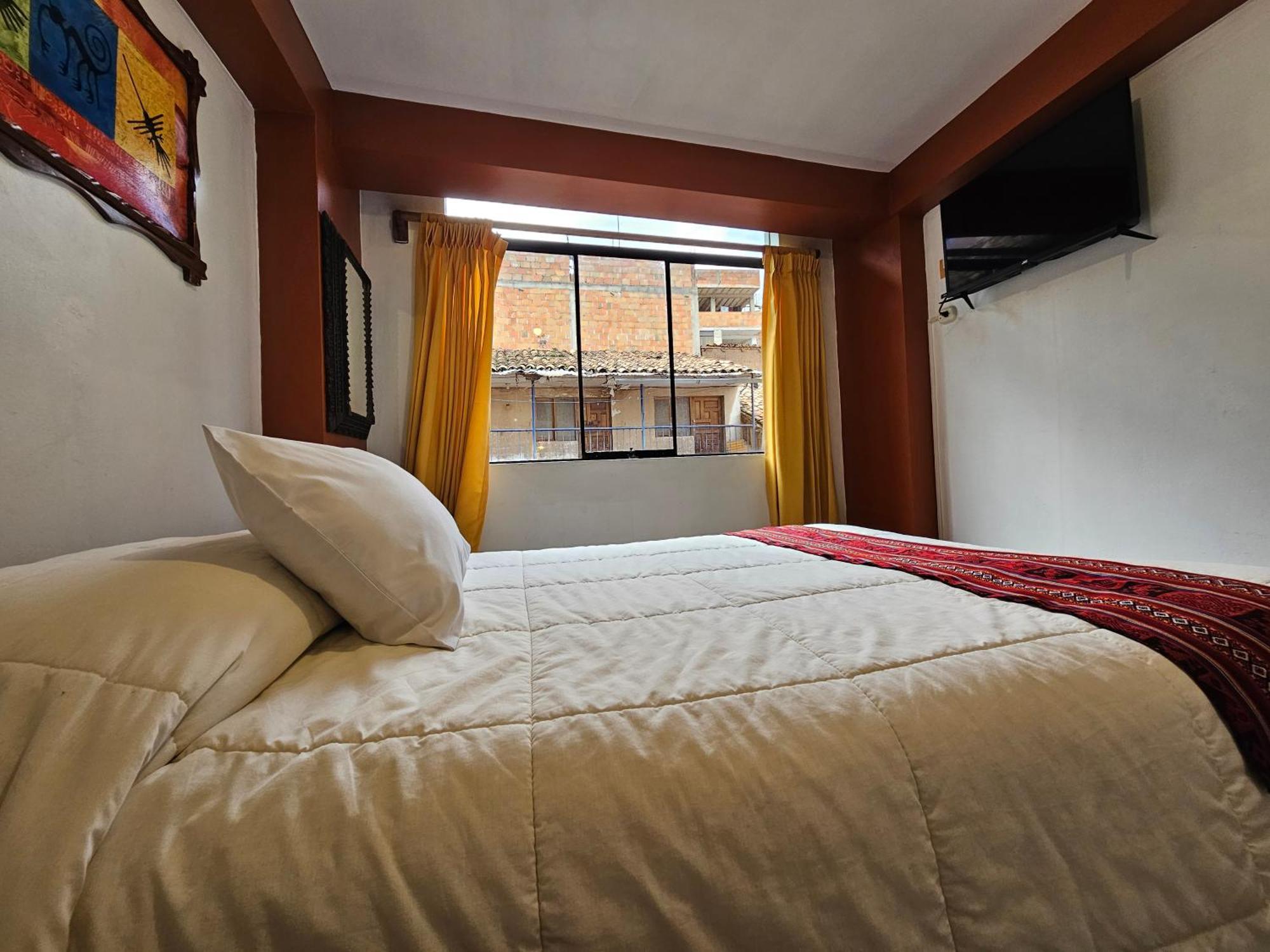 Hostal Con Vista A La Ciudad Santa Ana Куско Экстерьер фото