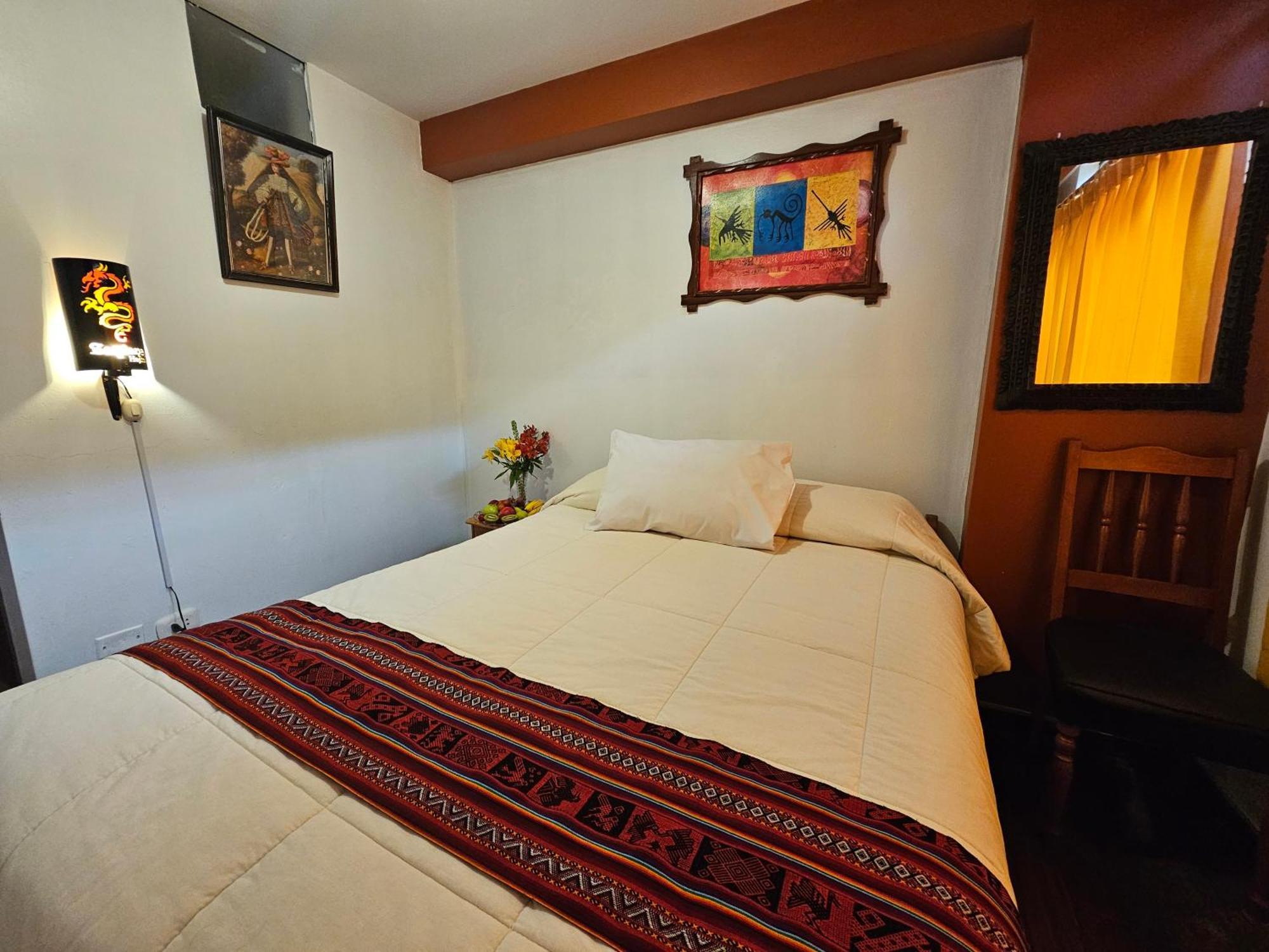Hostal Con Vista A La Ciudad Santa Ana Куско Экстерьер фото