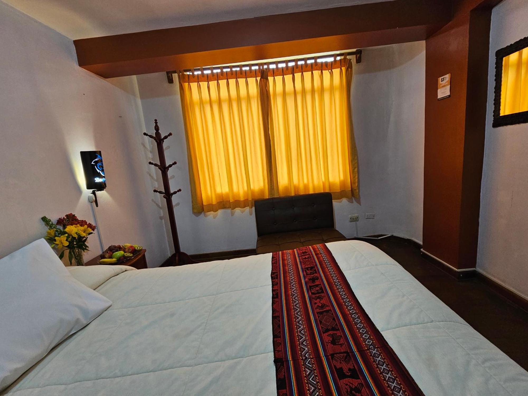 Hostal Con Vista A La Ciudad Santa Ana Куско Экстерьер фото