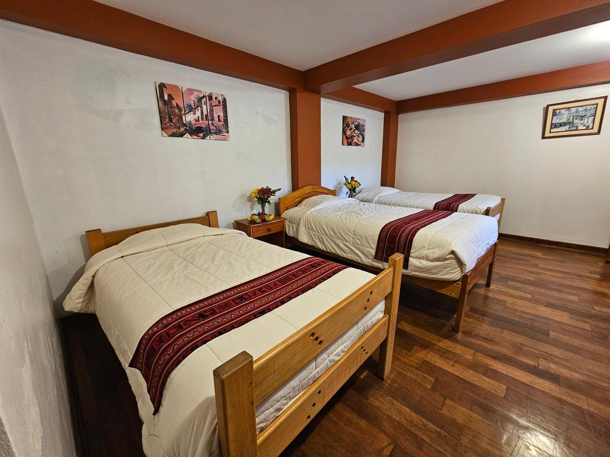 Hostal Con Vista A La Ciudad Santa Ana Куско Экстерьер фото